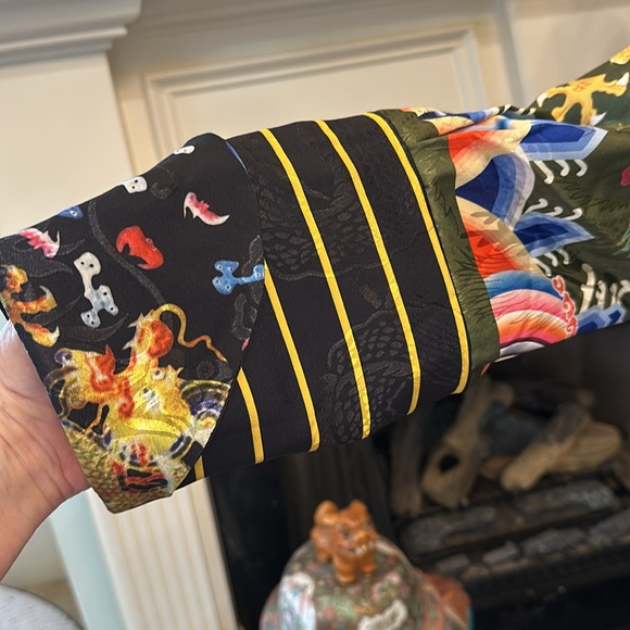 NWT. Amazing mandarin print jacket. Gorgeous - Picture 3 of 7